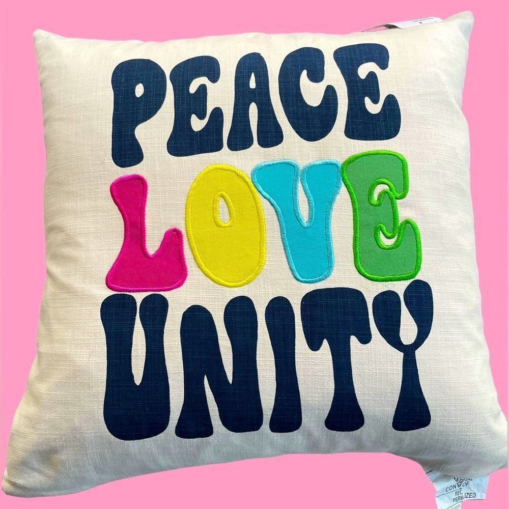 Sonoma Rainbow Love Throw Pillow